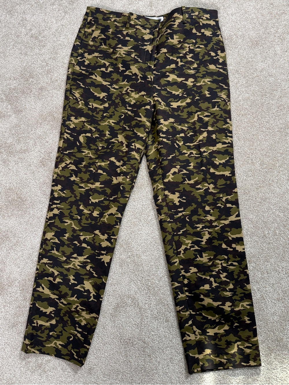 MICHAEL KORS COLLECTION CAMOUFLAGE TAILORED PANTS — SIZE 10 - Picture 6 of 16